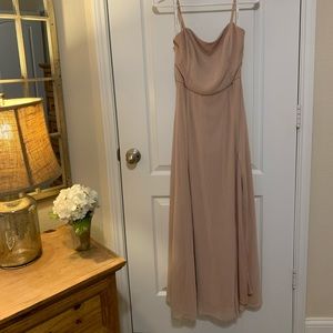 David’s Bridal Bridesmaid Dress - Sand